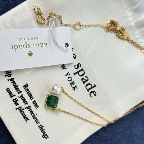 Kate spade pearl emerald gold - kate,