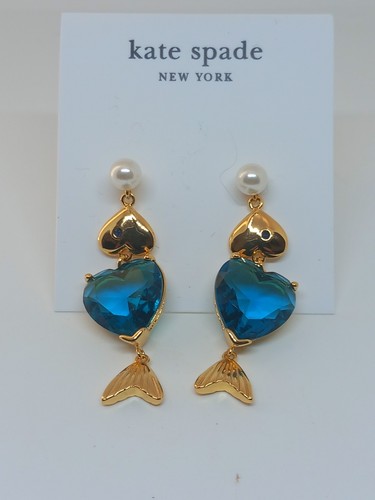 Kate spade blue fish drop - kate,