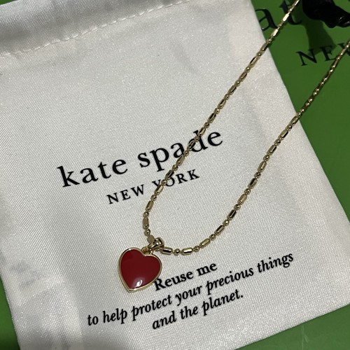 Kate spade red heart gold - kate,
