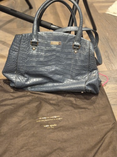 Kate spade grey crocodile cow - crocodile,